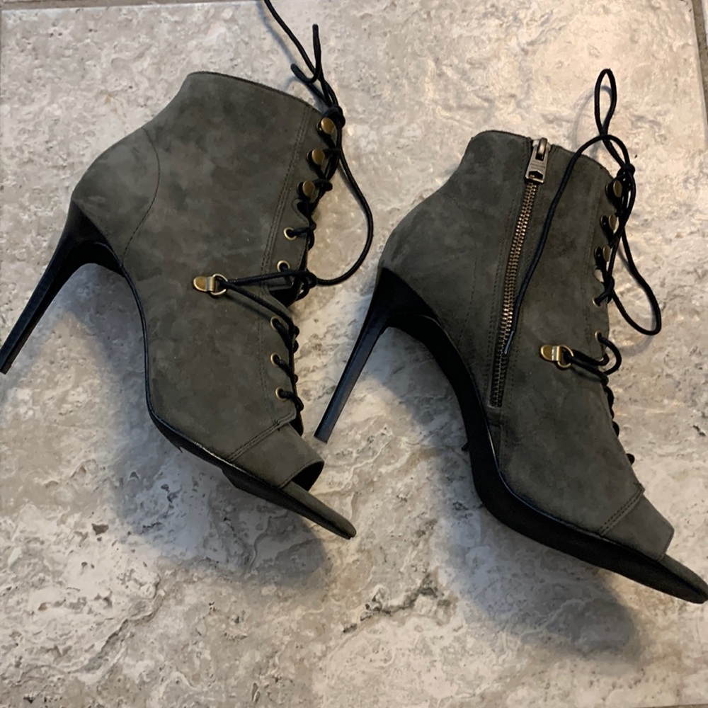 All saints Joanna suede bootie sz 9/40never been worn nwot or box